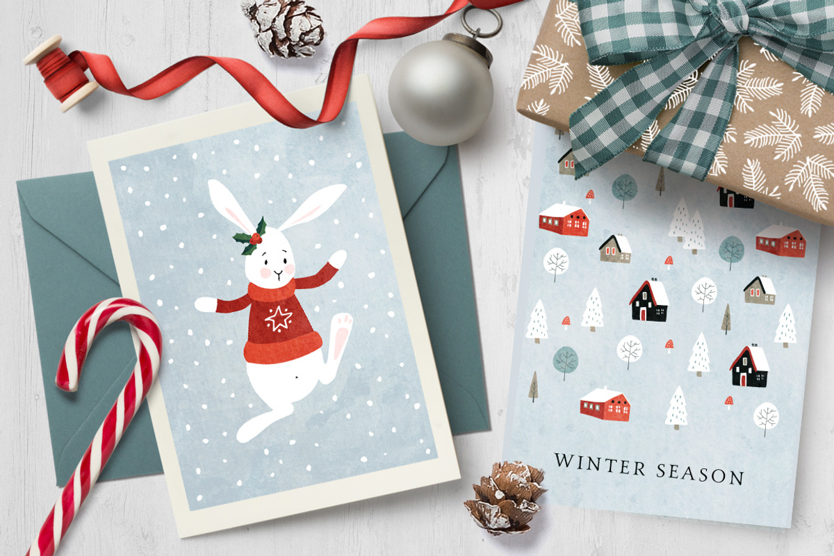 Merry Christmas set, 166 elements, an Animal Illustration by Tabita's shop (Photo 3 of 14)