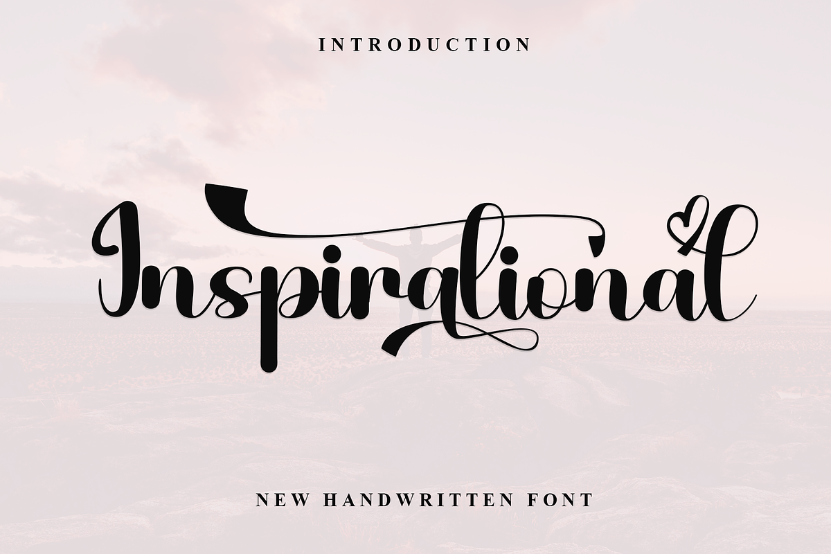 Inspirational, a Script Font by FreshTypeINK (Photo 1 of 8)
