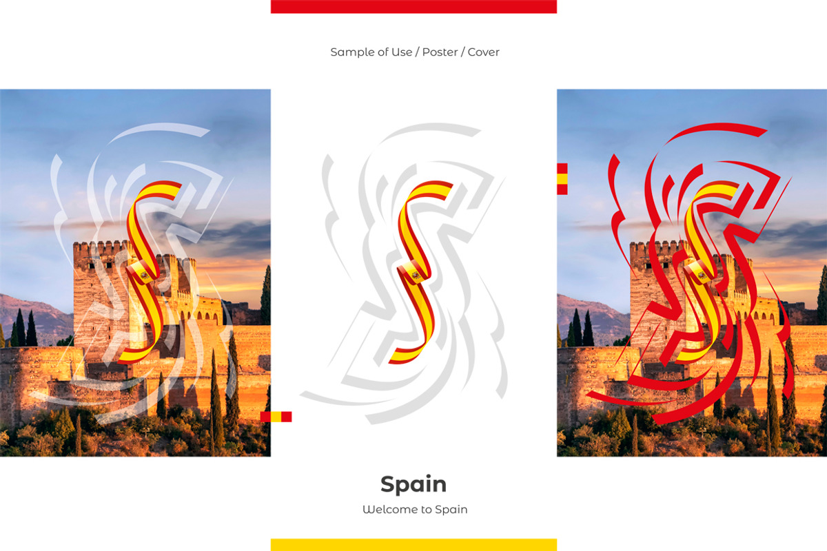 Spain flag ribbon vector, a Templates & Theme by Simbos (Photo 3 of 9)