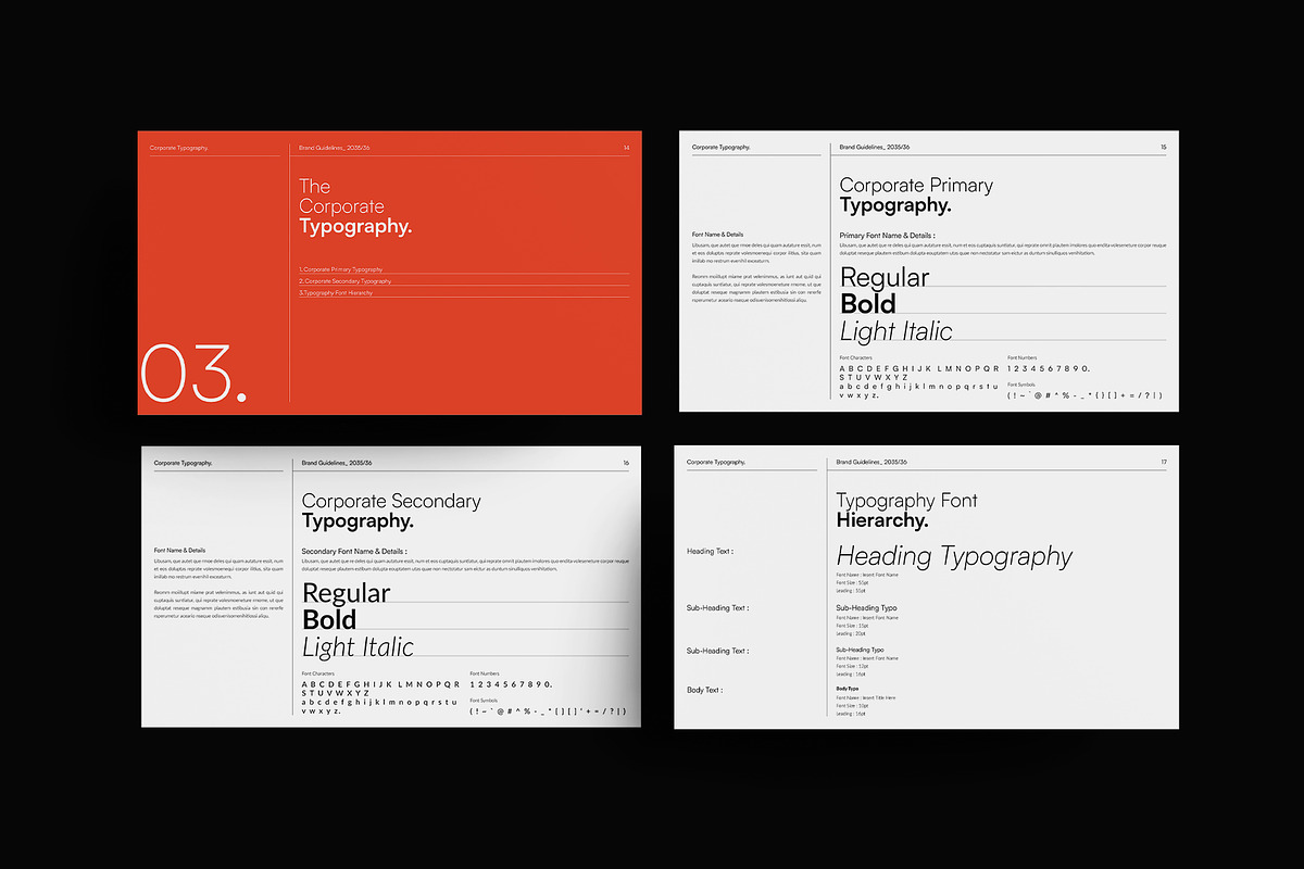Brand Guidelines Presentation Layout, a Presentation Template by DesignCrest (Photo 8 of 21)