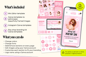 Pink Retro Wix Store Template