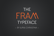 Fram Font Family, a Sans Serif Font by Juraj Chrastina (Thumbnail 1 of 5)