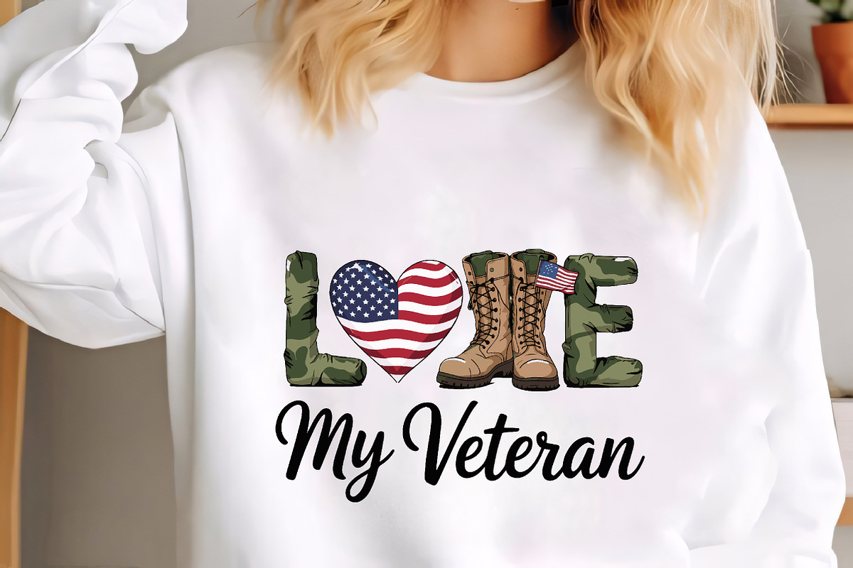 Love my veteran patriotic american f, an Illustration by CrexoraLab (Photo 2 of 4)