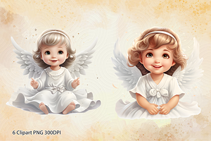 Cute Baby Angel Sublimation