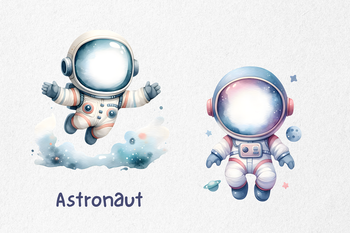 Cute Space Object Clipart, an Education Illustration by jvxvxnism (Photo 14 of 16)