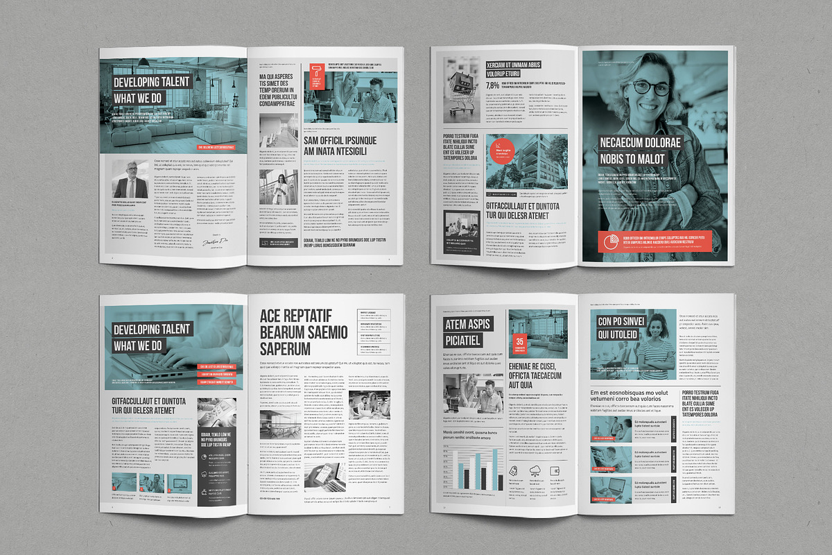 Newsletter, a Brochure Template by TypoEdition (Photo 3 of 4)