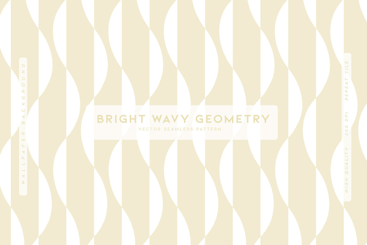Bright Wavy Geometry, a Pattern Graphic by MalyskaStudio (Photo 1 of 4)