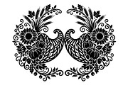 Elegant Floral Pumpkin Cornucopia, an Object Graphic by Gfx_Store (Thumbnail 16 of 16)