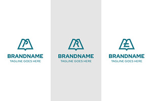 Letter P R T Book Simple Logo Set, a Branding & Logo Template by Pray Art Design Studio