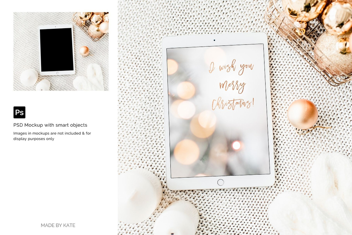 Gold Christmas: Photo, Video, Mockup, a Holiday Photo by Kate Roubin (Photo 9 of 11)
