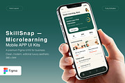 Microlearning Mobile App UI Kit, an UI Kit Template by Pitchlook.Studio (Thumbnail 1 of 4)