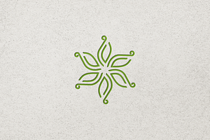 Minimalist Flower Nature Logo