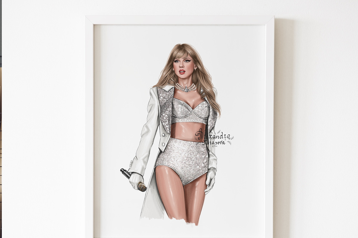 Taylor Swift Illustration, a Person Illustration by BigArtLab (Photo 3 of 3)