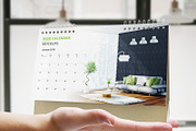 Realistic Desk Calendar Mock ups, a Mockup by Vectogravic Design (Thumbnail 5 of 5)