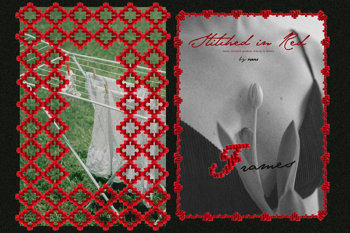Stitched in Red Elements, an Object Graphic by Purple (Photo 5 of 17)