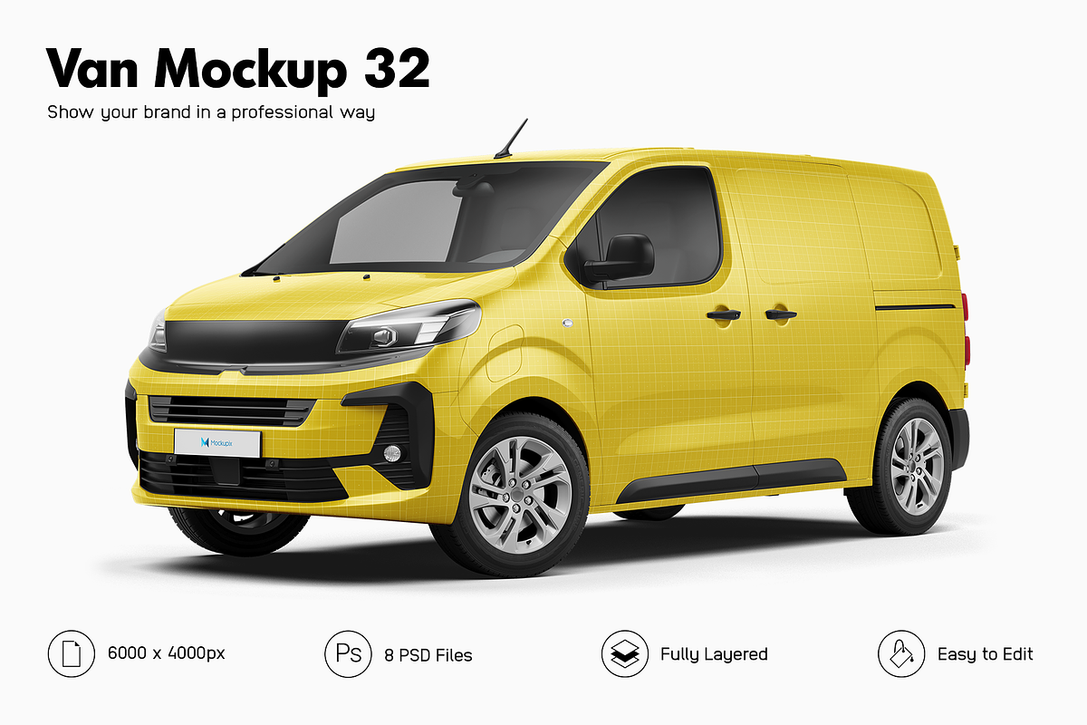 Van Mockup 32, an Advertising Mockup by Mockupix (Photo 1 of 12)