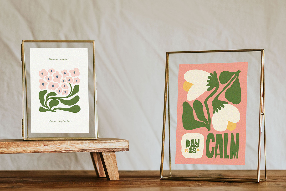 Modern Flora. 4 | Wall Art Creator, an Object Graphic by Leleka.Store (Photo 18 of 19)
