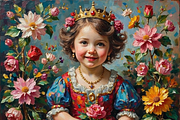 Baby Empress Bundle Oil Painting, a Person Illustration by PLUM&FIGS (Thumbnail 9 of 13)
