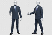 Robot in suit, a Work Illustration by iLexx (Thumbnail 1 of 3)