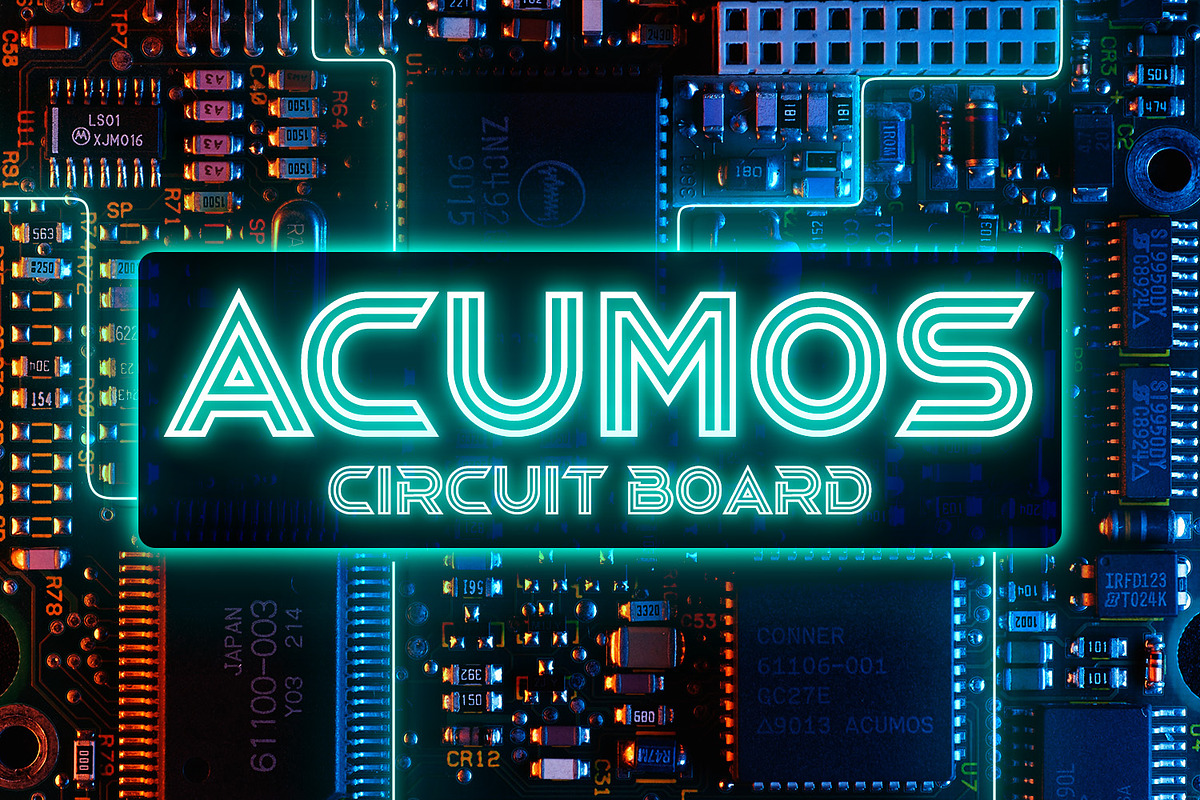 Neonrec, a Symbol Font by Ditatype (Photo 2 of 10)