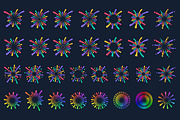 fireworks explosion design vector, a Branding & Logo Template by BARONSTD (Thumbnail 1 of 6)