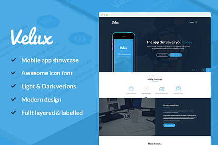Velux mobile app PSD
