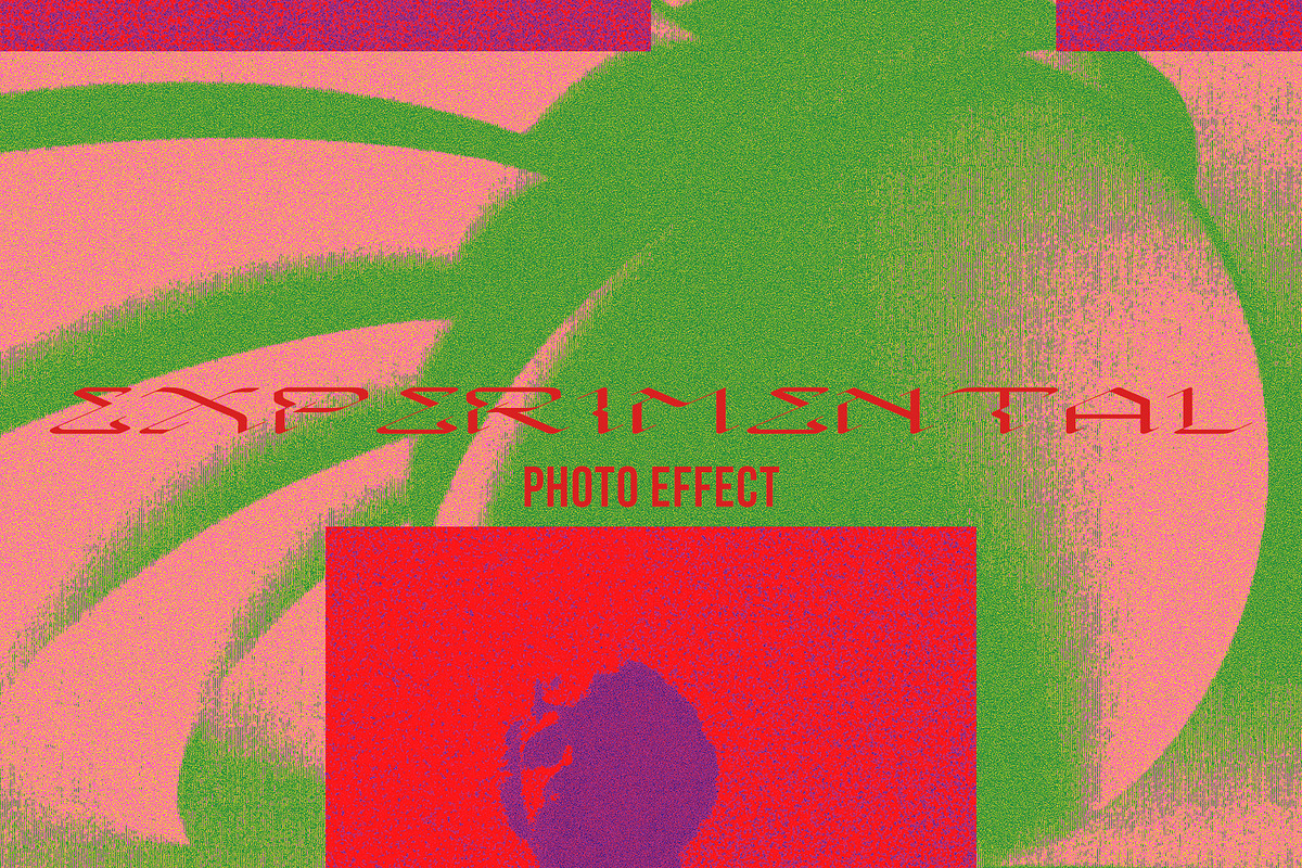 Acid Photo Effect, a Texture Graphic by Freezerondigital (Photo 2 of 14)