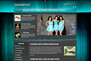 Hot Design Now, a WordPress Template by hot-themes (Thumbnail 1 of 4)
