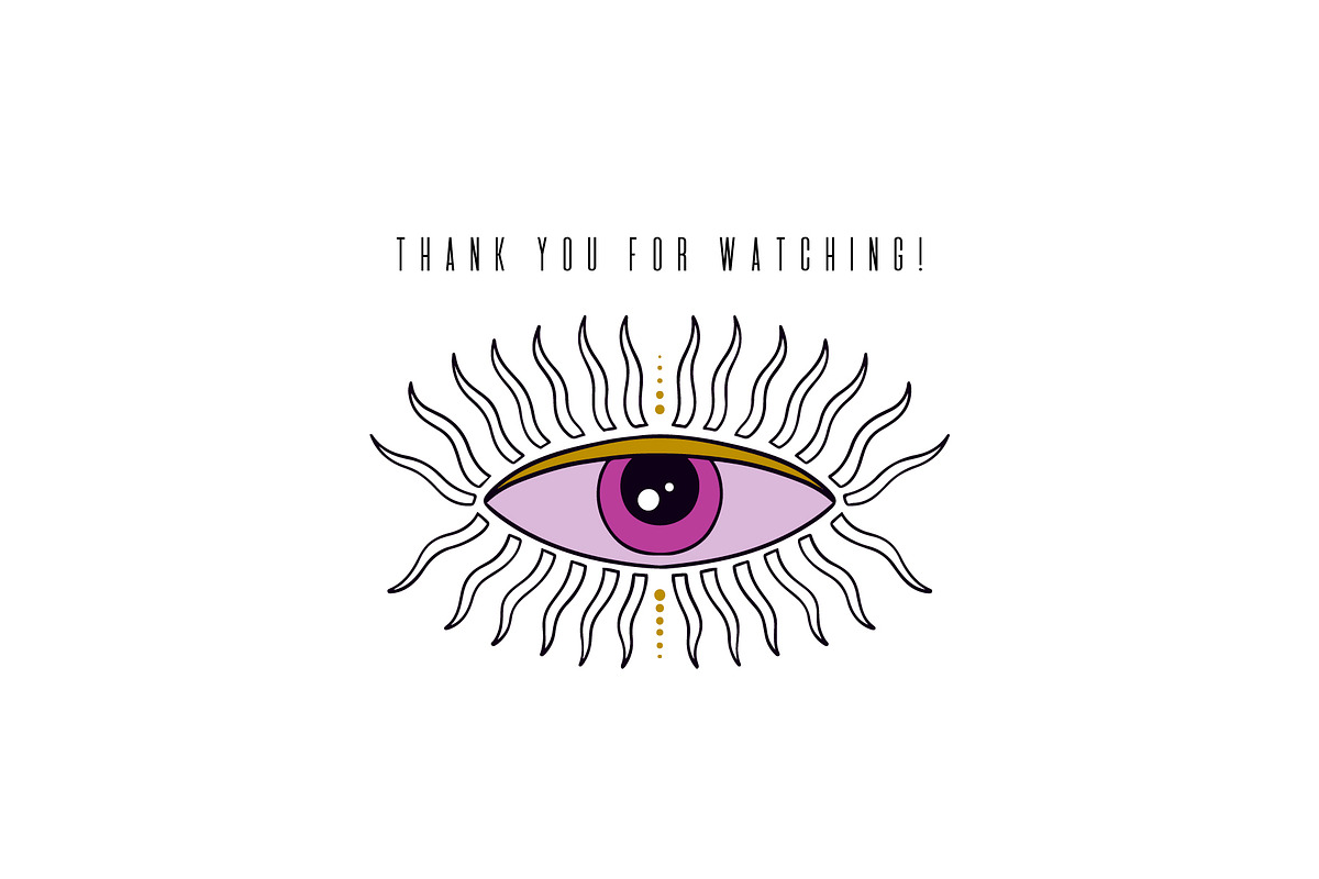Eye of providence. Ink graphic set., a Decorative Illustration by Moonflora (Photo 7 of 7)