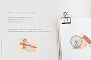 City Landmarks Destinations Abstract, a Decorative Illustration by Kaya Fonts (Thumbnail 2 of 17)