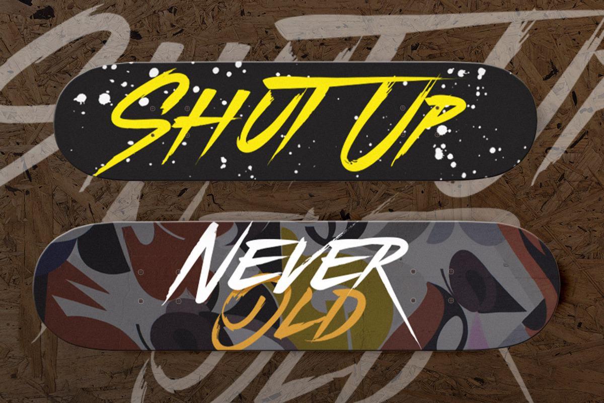 Floresh Typeface | Brush Font preview 7