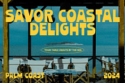 Palm Coast - Bold Retro Display Font, a Font by Studio Moara (Thumbnail 5 of 9)