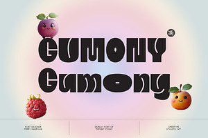 Gumony - Display Font