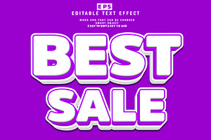 Vector Best Sale 3d Editable Text