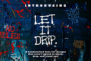 Drippy Mess Handwritten Inky Sans, a Sans Serif Font by Struvictory.art (Thumbnail 2 of 9)