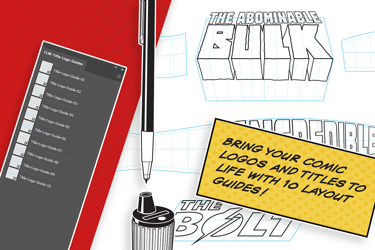 Comic Lettering Masterclass-Adobe, a Templates & Theme by Serkworks Art Labs (Photo 7 of 14)