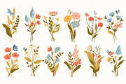 Flowers Clipart Bundle, a Decorative Illustration by Anna Studio (Thumbnail 10 of 12)