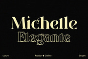 Michelle Elegante, a Serif Font by INKSUN™ (Thumbnail 10 of 10)