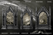 Gothic Medieval Frames, an Object Graphic by The Flossy Finch (Thumbnail 8 of 21)