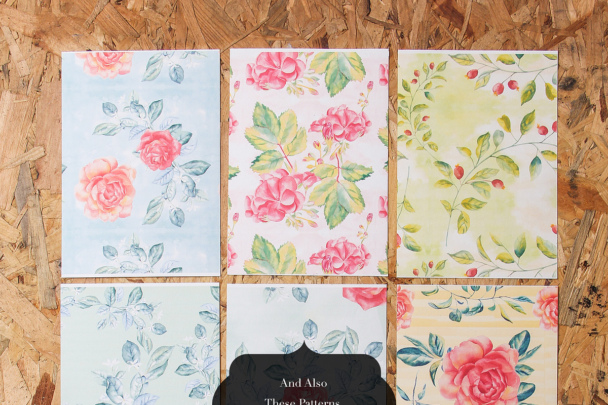 Watercolor Flowers Pack Vol 1, an Illustration by emine (Photo 5 of 7)