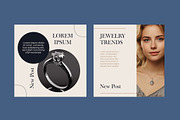 Elegant Jewelry Social Media Post, a Templates & Theme by studiogstock (Thumbnail 3 of 4)