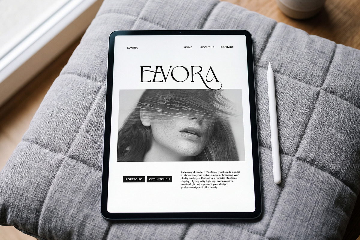 Elvora - iPad Device Mockup Bundle, an iPad Mockup by Heinzel Std Mockup (Photo 5 of 14)