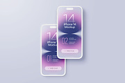 iPhone 14 Pro Clay Mockup Set, an iPhone Mockup by Deeplab (Thumbnail 10 of 18)
