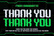 Digital Caliper-Futuristic Typeface, a Handwritten Font by MaikoHatta (Thumbnail 9 of 9)