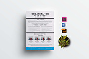 Nonprofit Organization Fact Sheet, a Flyer Template by design_hut (Thumbnail 1 of 4)