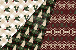 Cozy Christmas Digital Paper