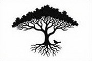 Tree Silhouette with Birds Bundle, an Illustration by Designs_River (Thumbnail 8 of 9)