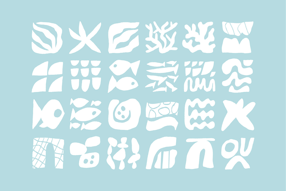 OCEAN VIBES | 180 HAND DRAWN CLIPART, an Object Illustration by Favete Art (Photo 7 of 18)