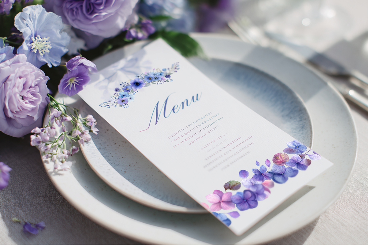 Blue & Purple Watercolor Flower PNG, an Illustration by Loony Dream Designs (Photo 3 of 8)