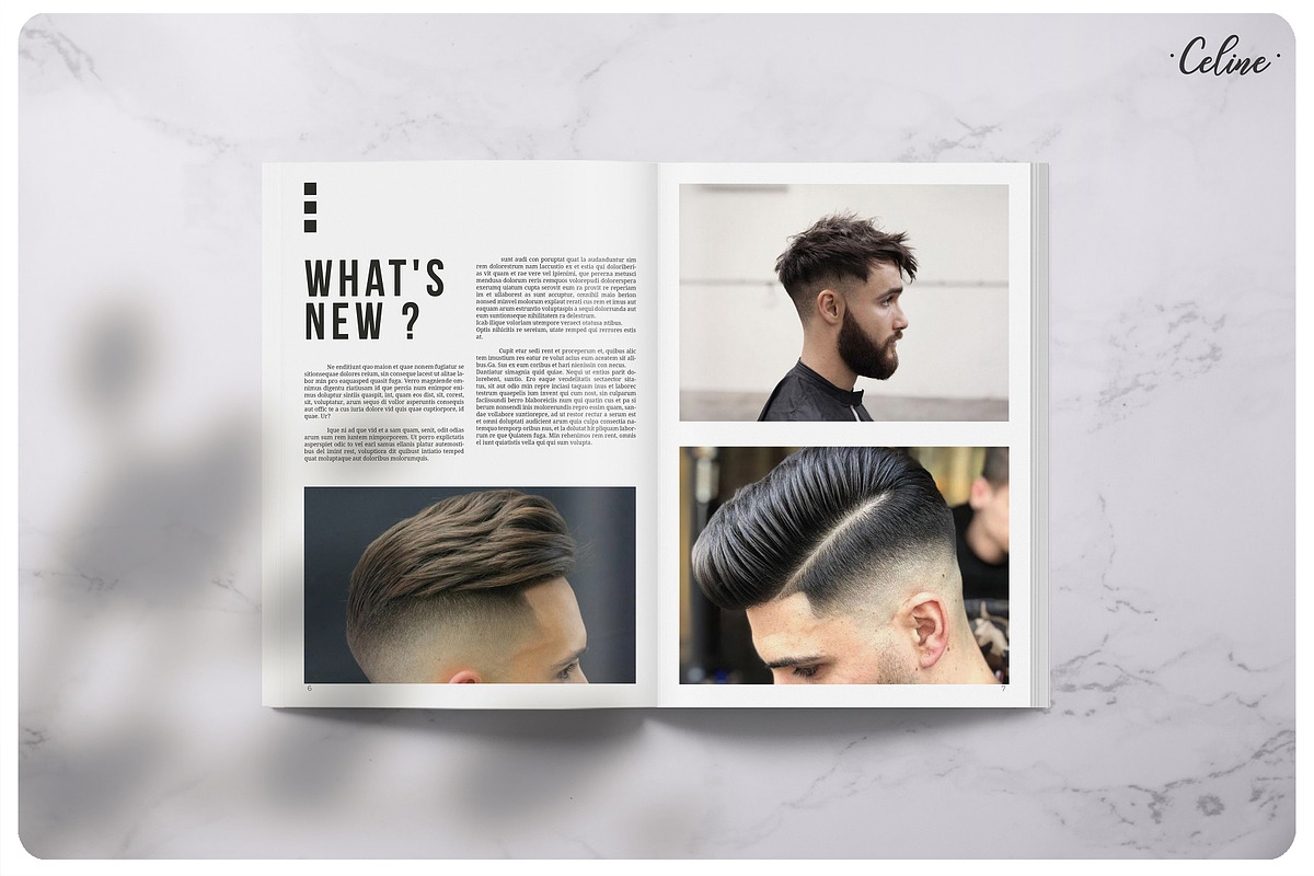 GENTLEMEN Lookbook Template, a Magazine Template by Celine Studio (Photo 5 of 11)